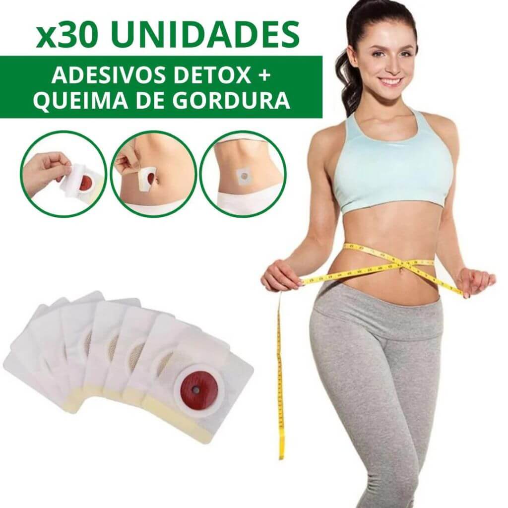 Adesivos Desintoxicantes + Acelerador do Metabolismo Natural