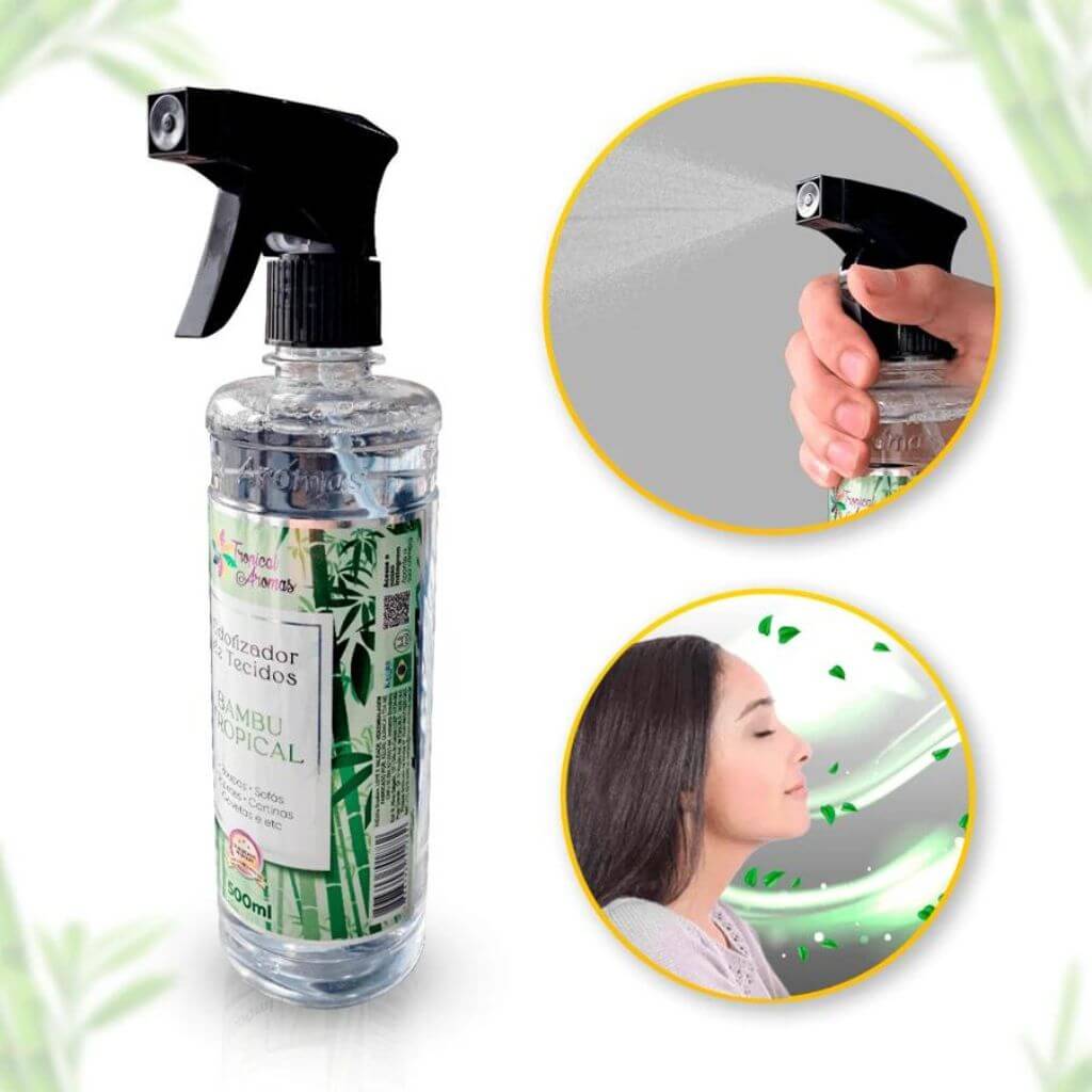 Aromatizador Spray 500ml - Transforme suas Roupas e Ambientes com Frescor Duradouro