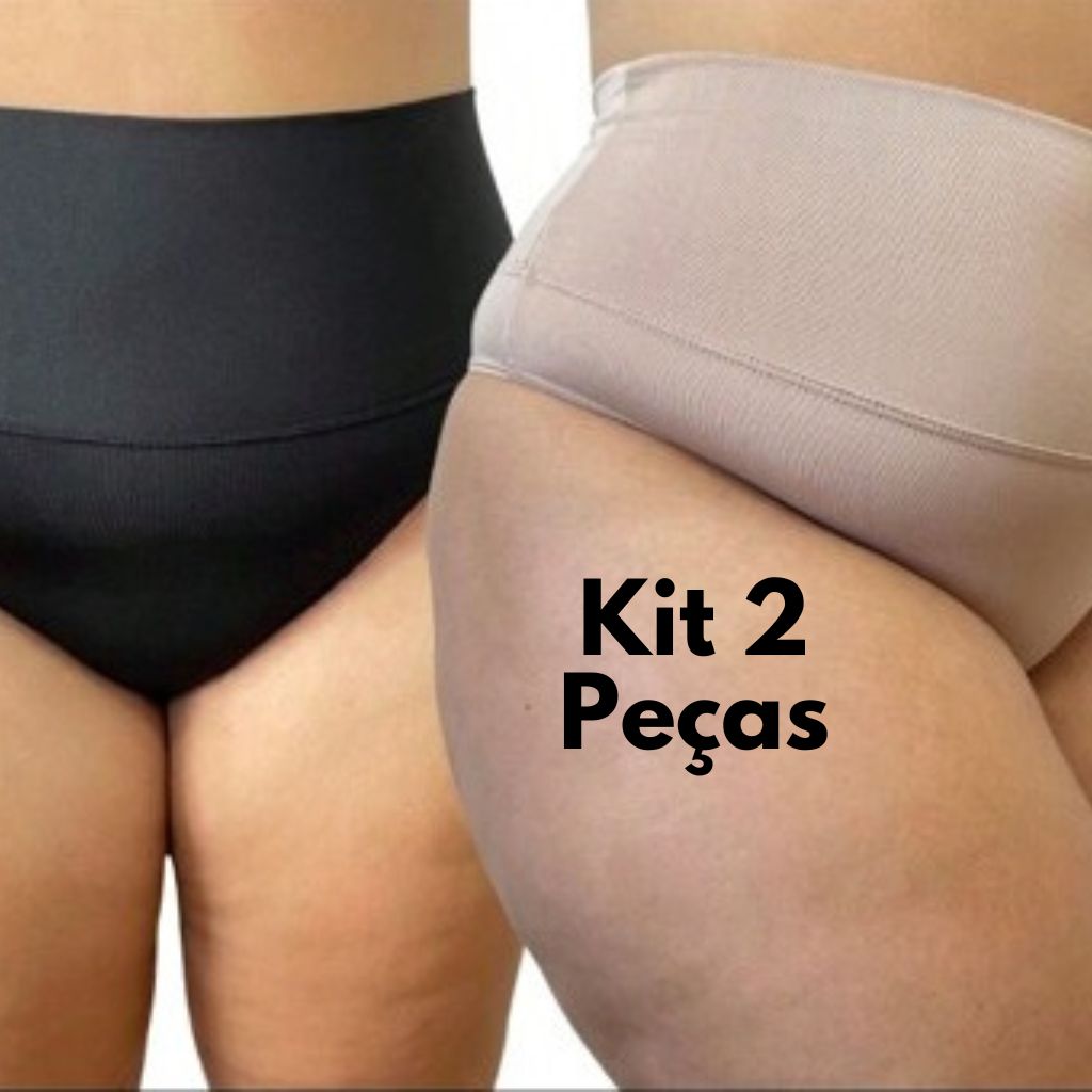 Kit Calcinhas Plus Size - 2 Unidades - Adulto