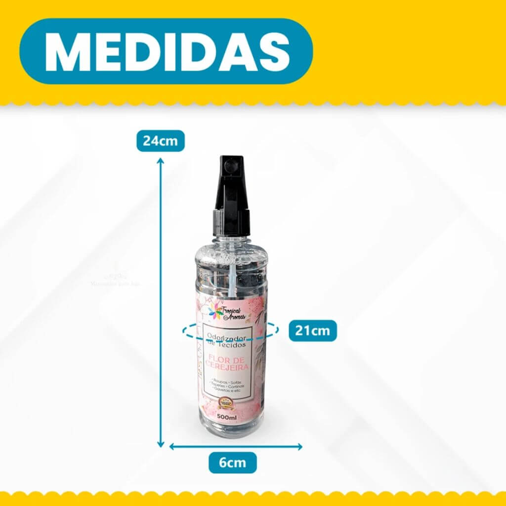 Aromatizador Spray 500ml - Transforme suas Roupas e Ambientes com Frescor Duradouro