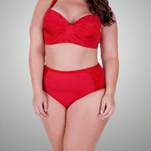 Conjunto Lingerie Cós Alto - Plus Size